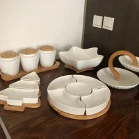 سرویس پزیرایی و پا سماوری سرامیکی