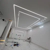 کناف + لاین نوری و نورپردازی + سیستم صوتی