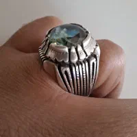انگشترنقره موزانایت