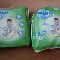 دوبسته پوشک مولفیکس سایز ۵
