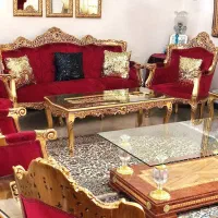 سرویس مبل ومیزناهارخوری استیل