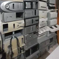 کامپیوتر قدیمی و کیس ومانیتور سالم و معیوب