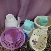 ظروف پلاستیکی باهم ۵۰۰ تومن