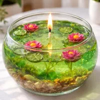 شمع اکواریومی رویایی معطر