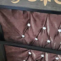تخت یک نفره چوبی فرفوژه