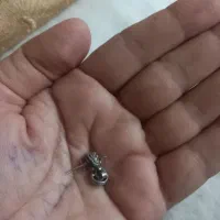 گوشواره نقره میخی
