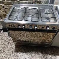 اجاق گاز پنج شعله شیشه ای