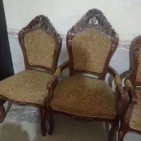 مبل هفت نفره چوب گردو