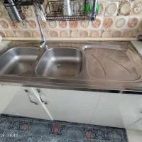 سینک ظرف شویی دو لگنه