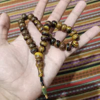 تسبیح کهربا گردویی