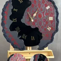 ساعت ترکیب مخمل و رزین