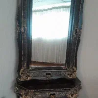 اینه کنسول چوبی
