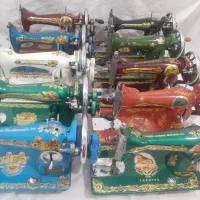 چرخ خیاطی نوستالوژی (آنتیک)قدیمی رنگی