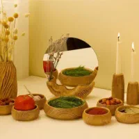 هفت سین طرح چوب عمده