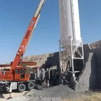 جرثقیل ۲۵تن ماشینی شهرستان جم