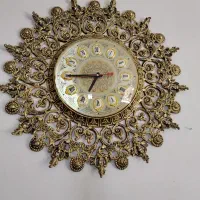 ساعت دیواری برنج