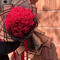 دسته گل روبانی کادو