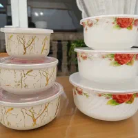 ظروف درب دار سه تیکه