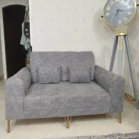 مبل راحتی کرم طوسی