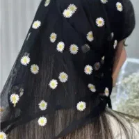 مینی اسکارف بابونه توری