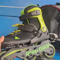 اسکیت برند Rollerblade بهمراه کیف و کلاه