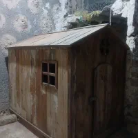 کلبه چوبی سگ قابل شستشو