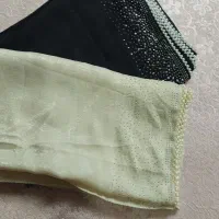دوعدد شال نگین کاری شده کاملا نو