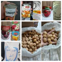 کنسرو لوبیا برنج رب کمپوت کشمش لیمو عمانی ابلیمو