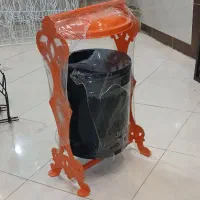 سطل آشغال فلزی محکم قفس محکم