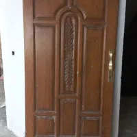 درب چوبی ورودی منزل