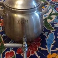 آرام پز ماژین کتری استیل قیطاسی tgh قابلمه و لگن