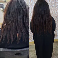 اکستنشن موی طبیعی والیاف