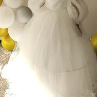 لباس عروس دخترانه سفید