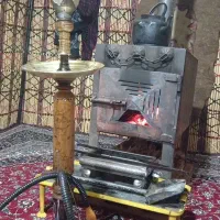 قلیان زرد قدیمی