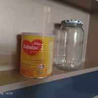 شیشه و قوطی شیر خشک
