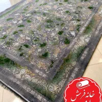 صدفی سبز آبرنگی وینتیج کهنه نما