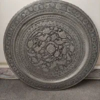 سینی مسی قلم‌کاری دکوراتیو