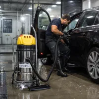 جاروبرقی صنعتی ۳موتور اتوماتیک آب وخاک سپاهان جارو