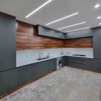 کابینت آشپزخانه مدرن دستگیره مخفی