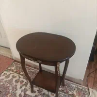 میز تلفن چوبی در حد نو
