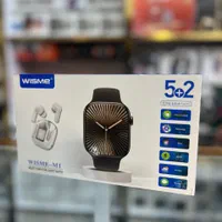 ساعت هوشمند اپل واچ m1 با ۳ عدد بند و ایرپاد