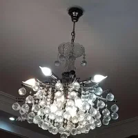 لوستر گوی کریستال سالم و نو