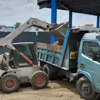 حمل نخاله خاکبرداری با بابکت بیل بادسان خاور