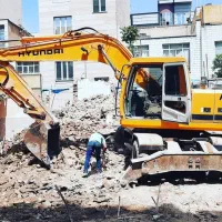 تخریب کلی وجزئی ساختمانهای بتنی و کلنگی