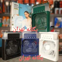 پنکه کولر رومیزی مهپاش مه پاش پرتابل مخزن یخ و آب