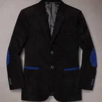 کت تک مخمل مشکی سایز 50