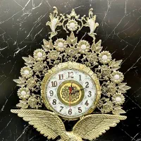 ساعت  تمام برنزی عقاب خورشیدی ارزشمند