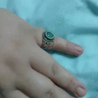 انگشتر نقره زمرد