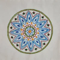 تابلو پته دوزی آستردوزی شده