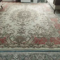 ۲عددفرش ۱۲ متری500شانه پرگوشت پرگره طر ح ترنج